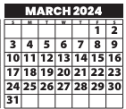 District School Academic Calendar for Mountain Mahogony for March 2024