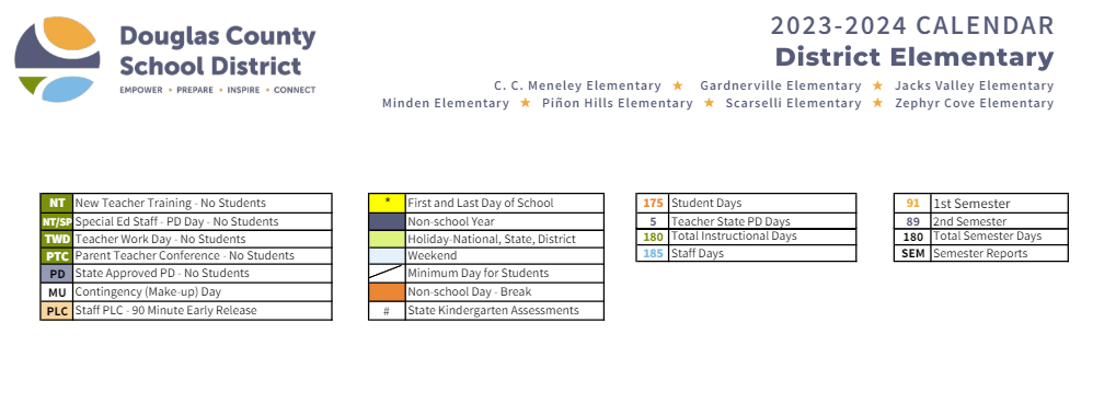 District School Academic Calendar Key for Trailblazer Elementary School