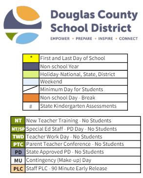 District School Academic Calendar Legend/Key Trailblazer Elementary School for July 2023