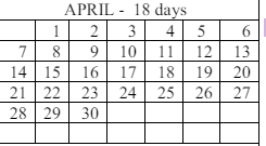 District School Academic Calendar for Eliza Pierce Elementary School for April 2024