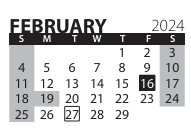 District School Academic Calendar for Lincoln Southeast High School for February 2024