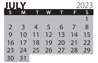 District School Academic Calendar for Lincoln Southeast High School for July 2023