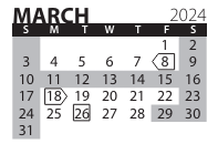 District School Academic Calendar for Lincoln Southeast High School for March 2024