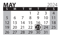 District School Academic Calendar for Lincoln Southeast High School for May 2024