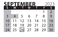 District School Academic Calendar for Lincoln Southeast High School for September 2023