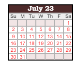 District School Academic Calendar for Dayton Intermediate School for July 2023