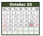 District School Academic Calendar for Dayton Elementary School for October 2023