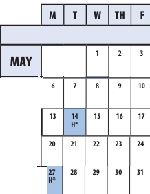 District School Academic Calendar for Winston Churchill High for May 2024