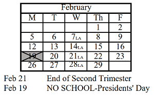 District School Academic Calendar for Naperville North High School for February 2024