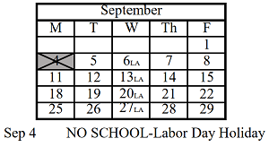 District School Academic Calendar for Naperville North High School for September 2023