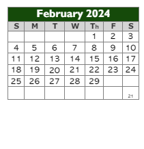 District School Academic Calendar for Silver Street Elementary Sch for February 2024