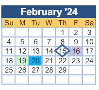 District School Academic Calendar for Lake Forest Hills Elementary School for February 2024