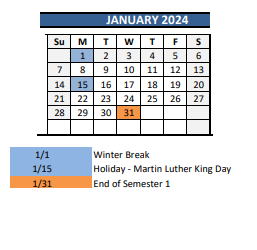 District School Academic Calendar for Alki Elementary School for January 2024