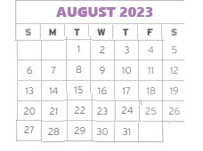 District School Academic Calendar for Whittier for August 2023