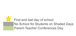 District School Academic Calendar Legend/Key Crestwood - Edison Elementary School for January 2025