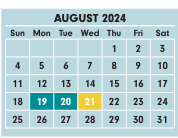 District School Academic Calendar for Broadleigh Elementary School for August 2024