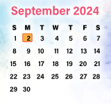 District School Academic Calendar for Pemberton Elementary for September 2024