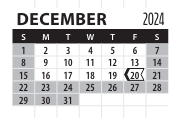 District School Academic Calendar for Lincoln Southeast High School for December 2024