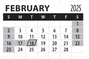 District School Academic Calendar for Lincoln Southeast High School for February 2025