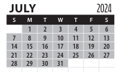 District School Academic Calendar for Lincoln Southeast High School for July 2024