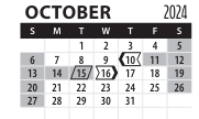 District School Academic Calendar for Lincoln Southeast High School for October 2024