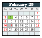 District School Academic Calendar for Dayton Intermediate School for February 2025