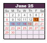 District School Academic Calendar for Dayton Intermediate School for June 2025