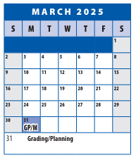 District School Academic Calendar for Winston Churchill High for March 2025