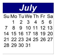 District School Academic Calendar for P.S.  18 Winchester School for July 2024