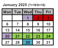 District School Academic Calendar for School 28-henry  Hudson for January 2025