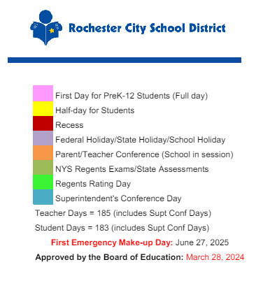 District School Academic Calendar Legend/Key School 28-henry  Hudson for September 2024